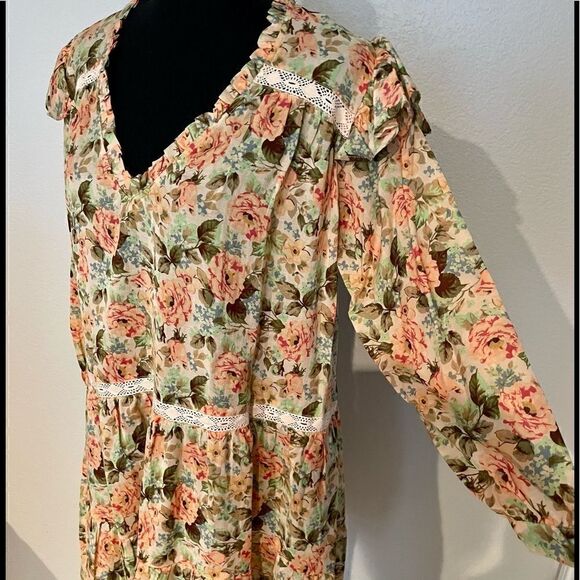 NWT Zara Floral Print Dress - Picture 3 of 8